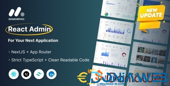 Isomorphic - React Admin Dashboard Template