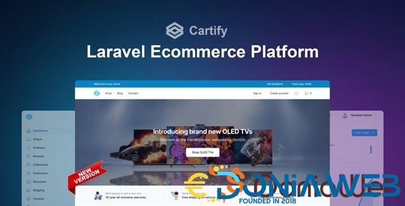 Cartify - Laravel Ecommerce Platform with Tailwind CSS