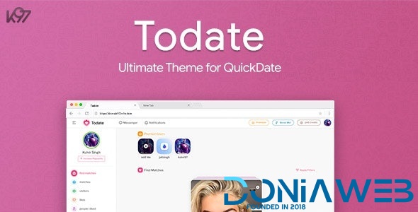 Todate v1.7 - The Ultimate QuickDate Theme