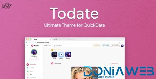 More information about "Todate v1.7 - The Ultimate QuickDate Theme"