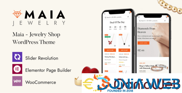 Maia - Jewelry Shop WordPress Theme