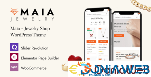 More information about "Maia - Jewelry Shop WordPress Theme"