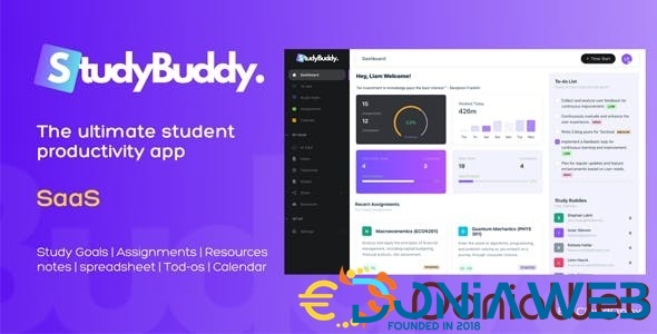 StudyBuddy SaaS - Collaborative Student Productivity Tool