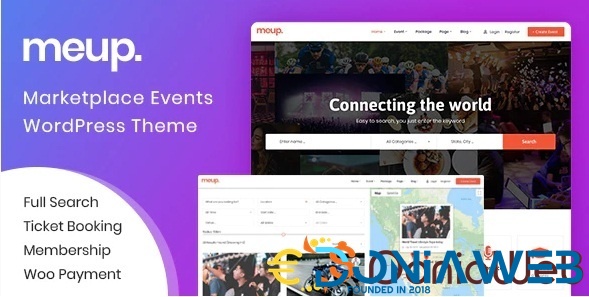 Meup - Marketplace Events WordPress Theme