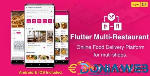 More information about "Flutter Multi-Restaurant (FoodPanda, GrabFood - Mobile Food Delivery Platform For iOS & Android) 2.4"