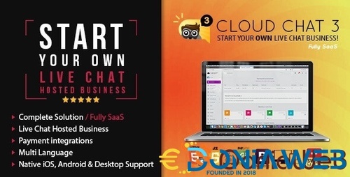 More information about "Cloud Chat 3 - SaaS - Live Support Chat Business"