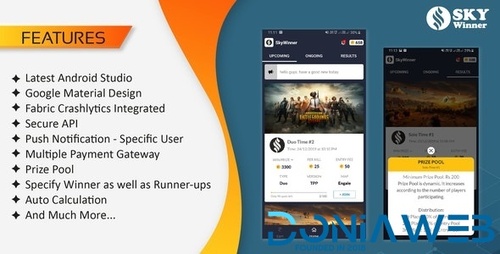 More information about "PUBG Tournament App with Prize Pool Concept & Admin Panel"