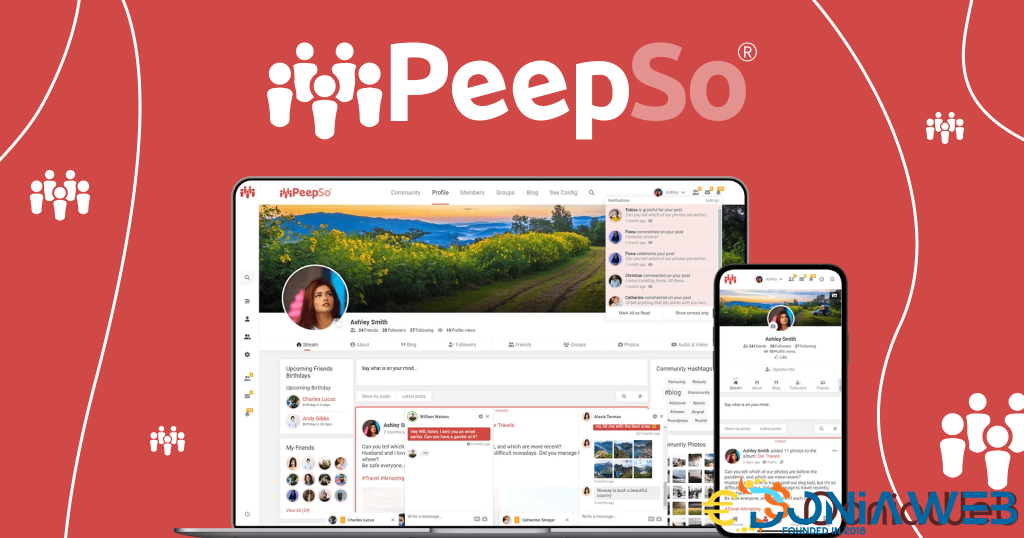 Peepso - Free User Profile and Community WordPress Plugin