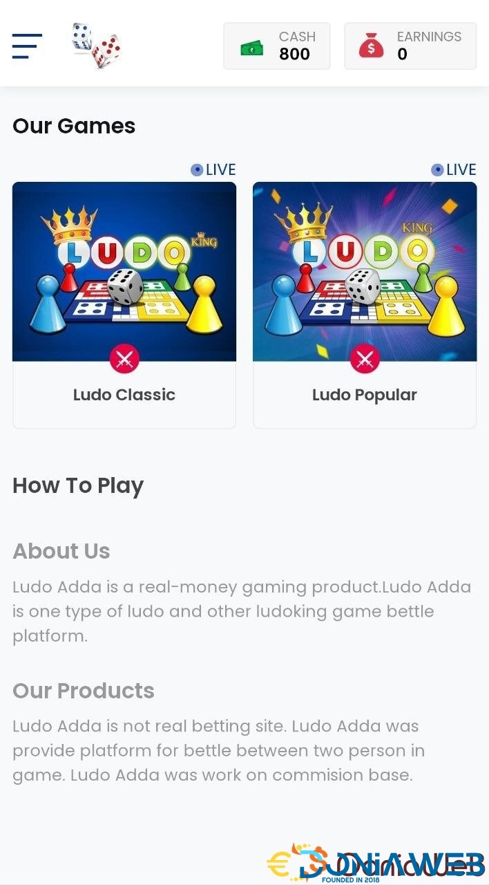 Ludo Tournament Laravel Script - Create Real-Money Battles with Trusted LudoKing API