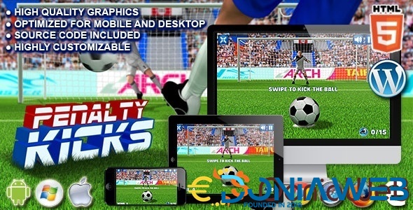 Penalty Kicks - HTML5 Sport Game