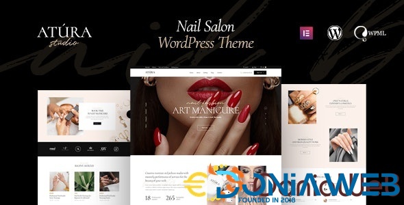 Atura - Nail & Beauty Salon WordPress Theme