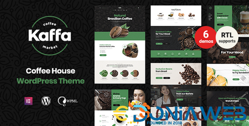 More information about "Kaffa - Cafe & Coffee Shop WordPress Theme + RTL"