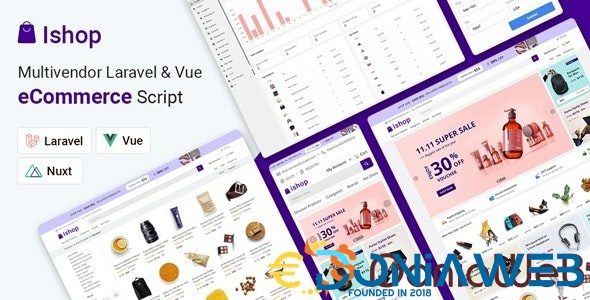 Ishop eCommerce - PWA Multivendor eCommerce CMS - Laravel & Vue