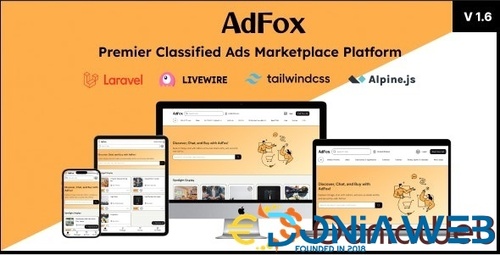 More information about "AdFox - PWA Classified Ads with App-Like Mobile & Web Interface | Multi-Purpose Marketplace Solution + Modules"