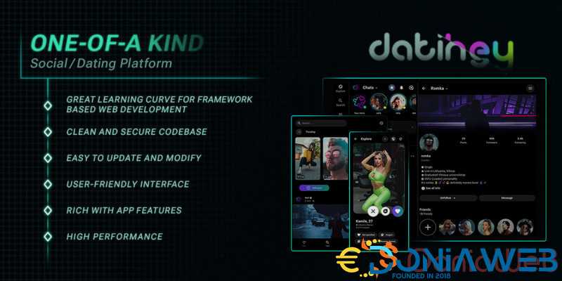 Datinghey WebView - Dating Platform on Android