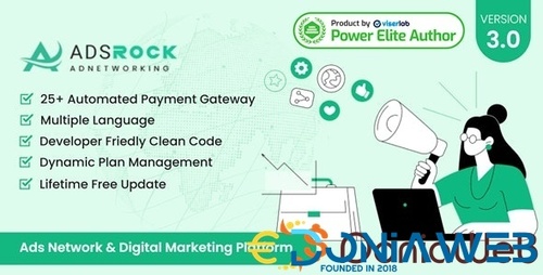 More information about "AdsRock - Ads Network & Digital Marketing Platform"