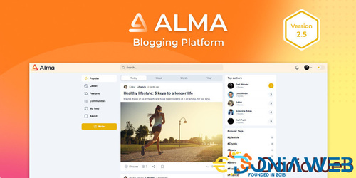 More information about "Alma - Blogging Platform"