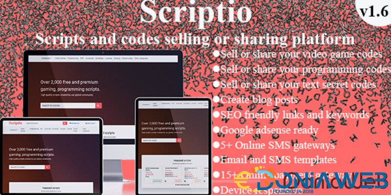 Scriptio - Scripts Selling Platform