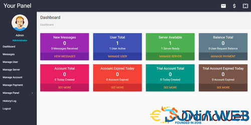 More information about "SSH VPN Panel - Materialize Template"