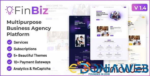 FinBiz - Multipurpose Business Agency Platform