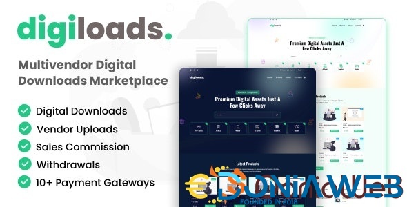 Digiloads - Multivendor Digital Downloads Marketplace