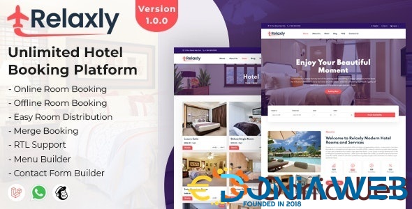 Relaxly - Unlimited Hotel Booking Platform