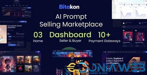 More information about "Bitakon - AI Prompt Buy Selling Marketplace (Multi Seller)"