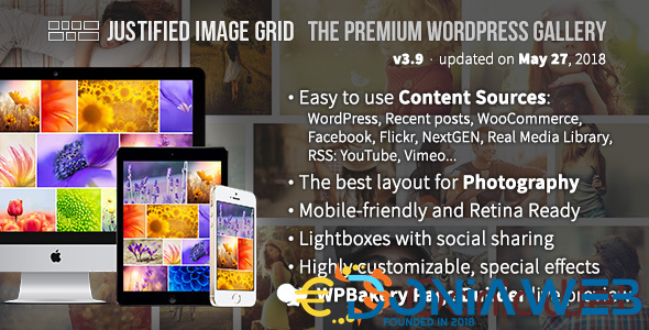 Justified Image Grid - Best Premium WordPress Gallery