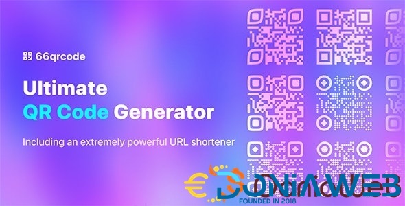 More information about "66qrcode - QR Codes & Barcodes Generator & URL Shortener (SAAS) [Extended License]"