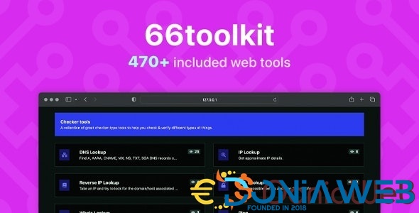 66toolkit - Ultimate Web Tools System (SAAS) [Extended License]