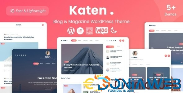 Katen - Blog & Magazine WordPress Theme