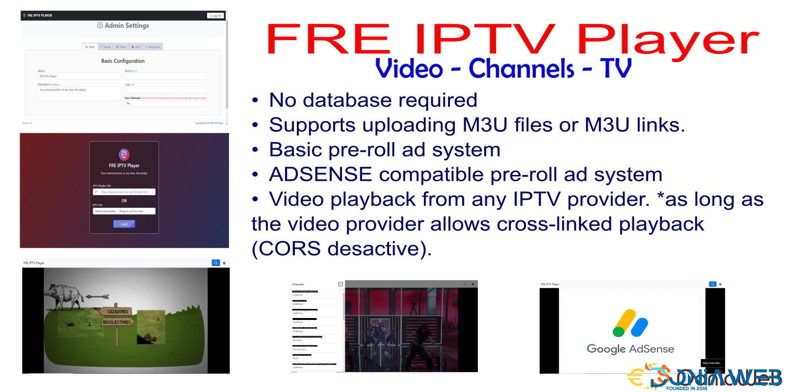 FRE IPTV Player - TV Channels VOD Video Stream