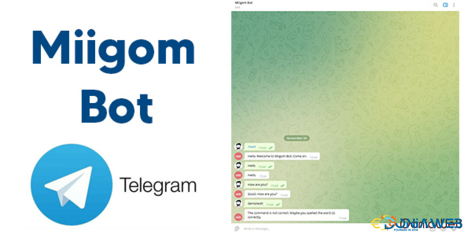 Miigom Bot - Telegram Bot PHP