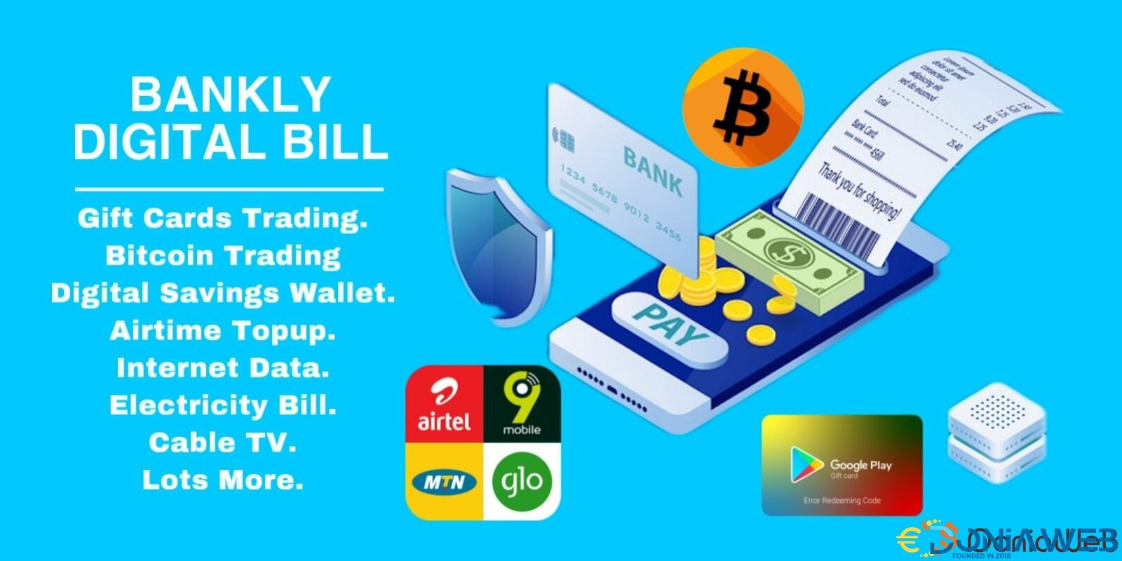 Bankly - Digital Wallet And VTU Payment System Nulled