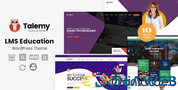 Talemy - LMS Education WordPress Theme