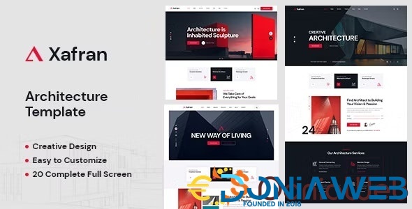 Xafran - Architecture & Interior HTML5 Template