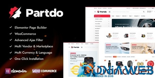 More information about "Partdo - Auto Parts and Tools Shop WooCommerce Theme"