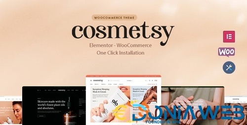 More information about "Cosmetsy - Beauty Cosmetics Shop WordPress Theme"