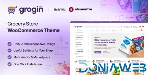 More information about "Grogin - Grocery Store WooCommerce WordPress Theme"