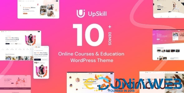 UpSkill - Education Online Courses LMS WordPress Theme