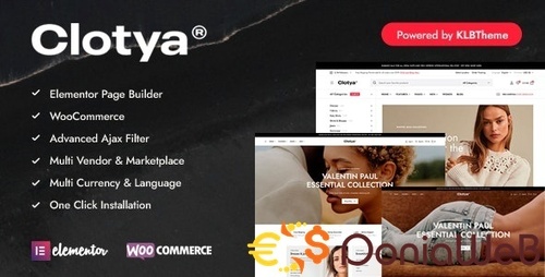 More information about "Clotya - Fashion Store eCommerce Theme"