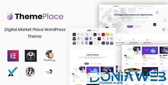 ThemePlace V1.1.0  - Marketplace WordPress Theme