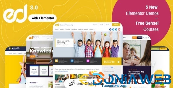 Ed School: Education WordPress Theme