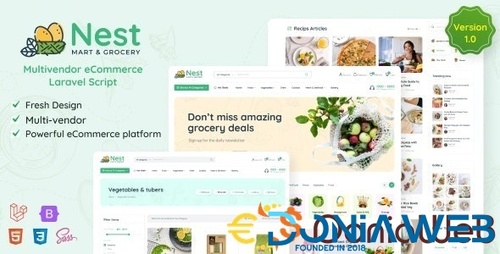 More information about "Nest - Multivendor Organic & Grocery Laravel eCommerce"