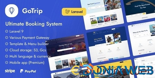 More information about "GoTrip - Laravel Booking System"