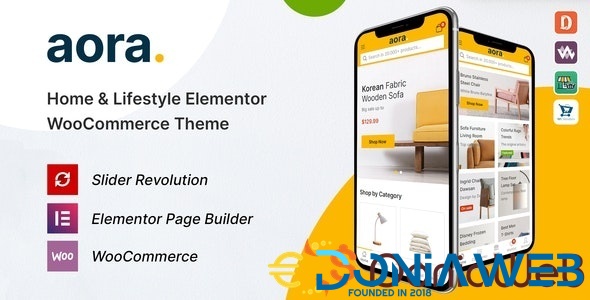 Aora - Home & Lifestyle Elementor WooCommerce Theme