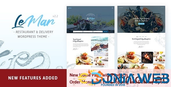 LeMar - Seafood Restaurant WordPress Theme