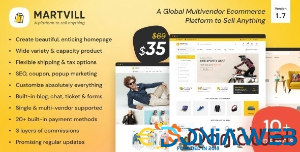 Martvill - A Global Multivendor Ecommerce Platform to Sell Anything