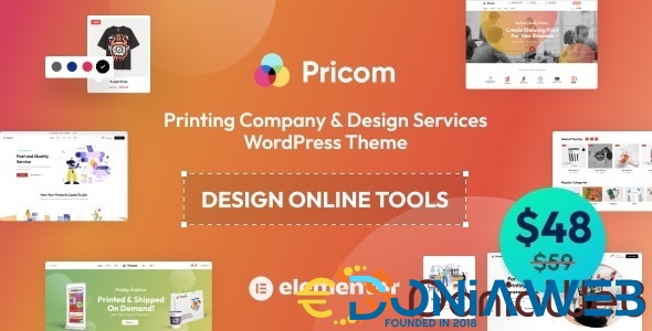 Pricom - Printing Company & Design Services WordPress Theme