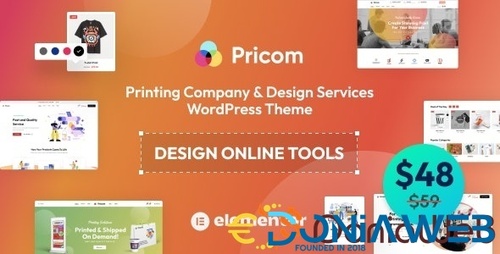 More information about "Pricom - Printing Company & Design Services WordPress Theme"